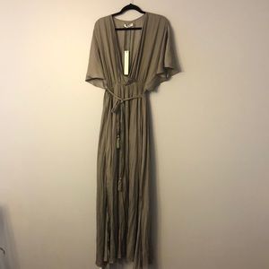 NWT Sage/Olive Green Mustard Seed Maxi Dress